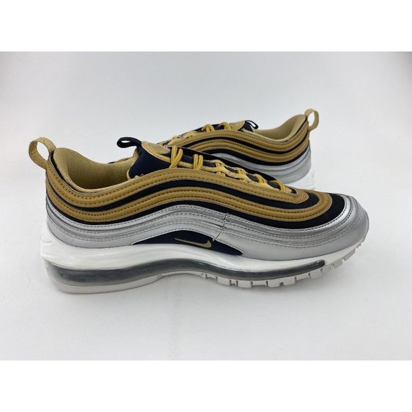 Nike Air Max 97 Metallic Gold Silver Women's Size 9 Sneakers Shoes - Picture 5 of 12